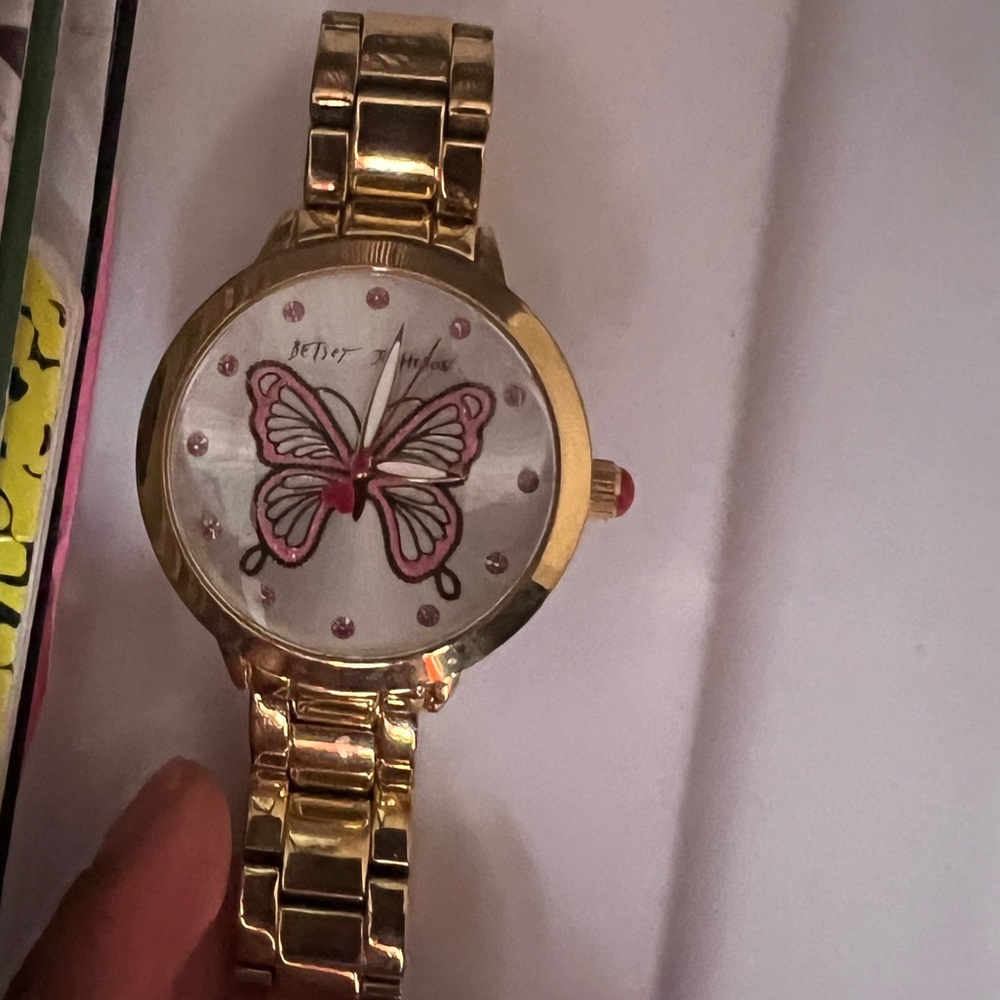 Betsey Johnson Gold Watch